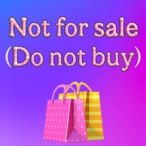 NOT FOR SALE